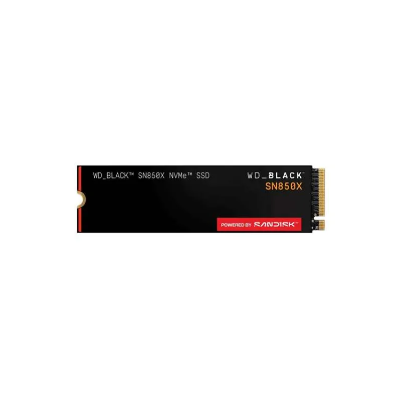 WD Black SN850X SSD Powered by SanDisk 1TB M.2 NVMe Gen4 7300/6300MBps (WDBB9G0010BNC-WRSN)