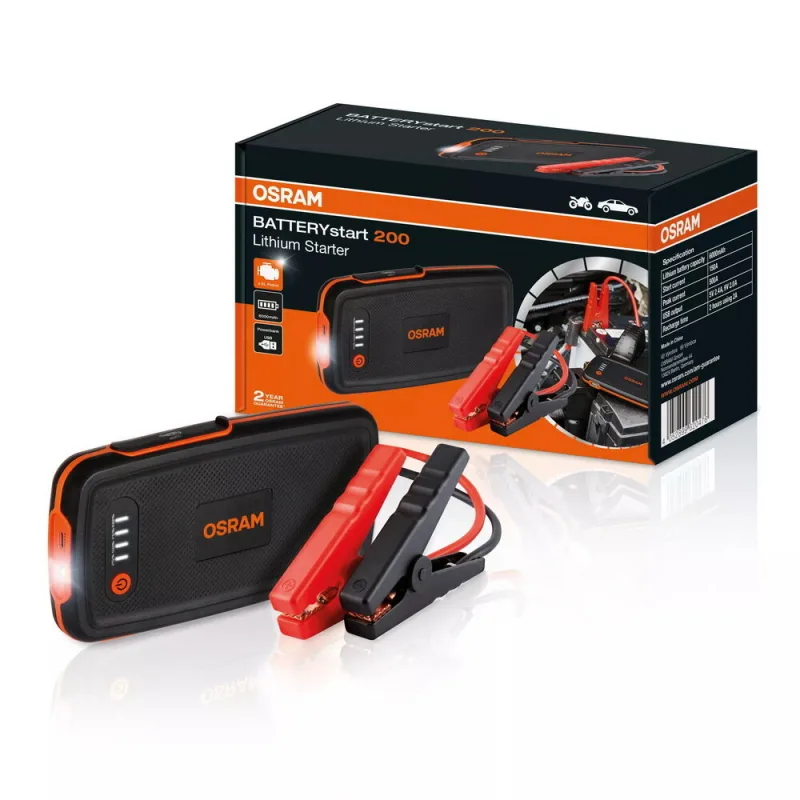 OSRAM Startovací zdroj BATTERYstart 200 6.000mAh / 150A / 500A, 12V OBSL200