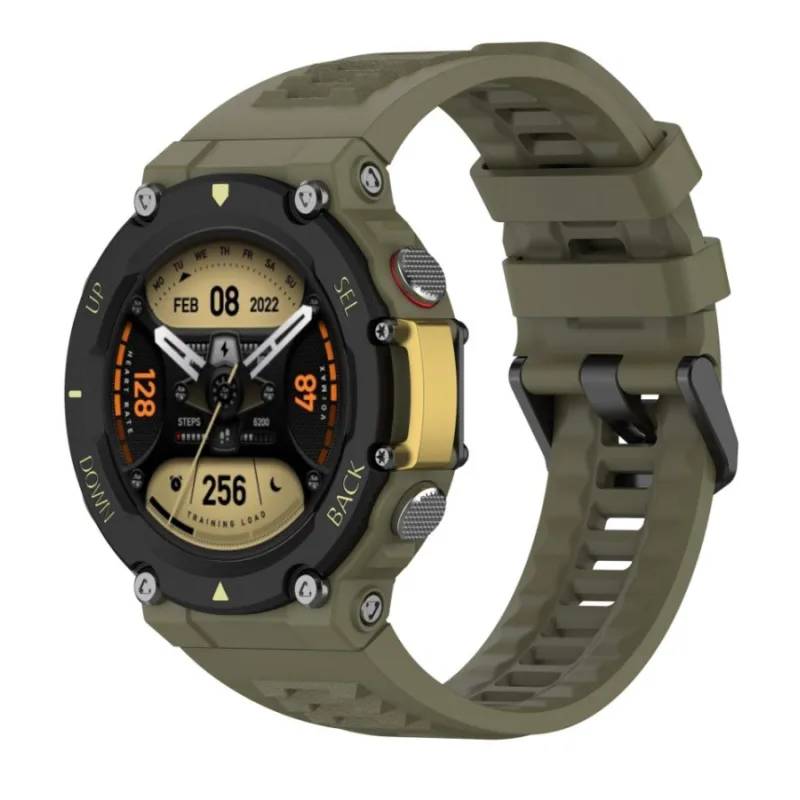 Silikonový řemínek pro Xiaomi Amazfit T-Rex 2 - Zelený ESES 1530002925