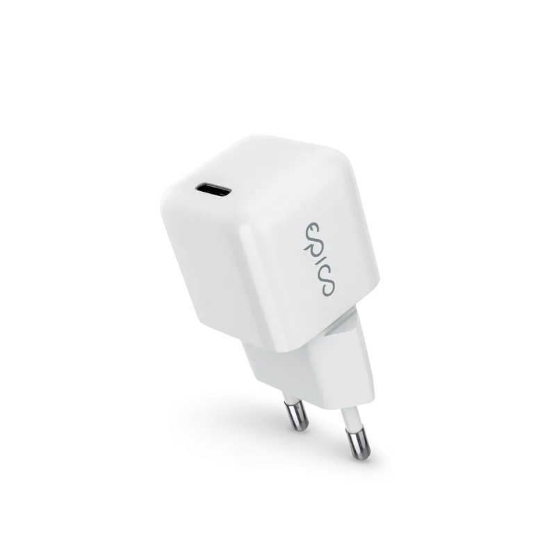 iStores by Epico 30W GaN Mini Charger - biely