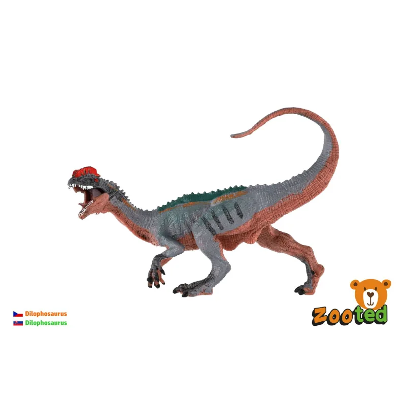 ZOOted Dilophosaurus dinosaurus zooted plast 15cm