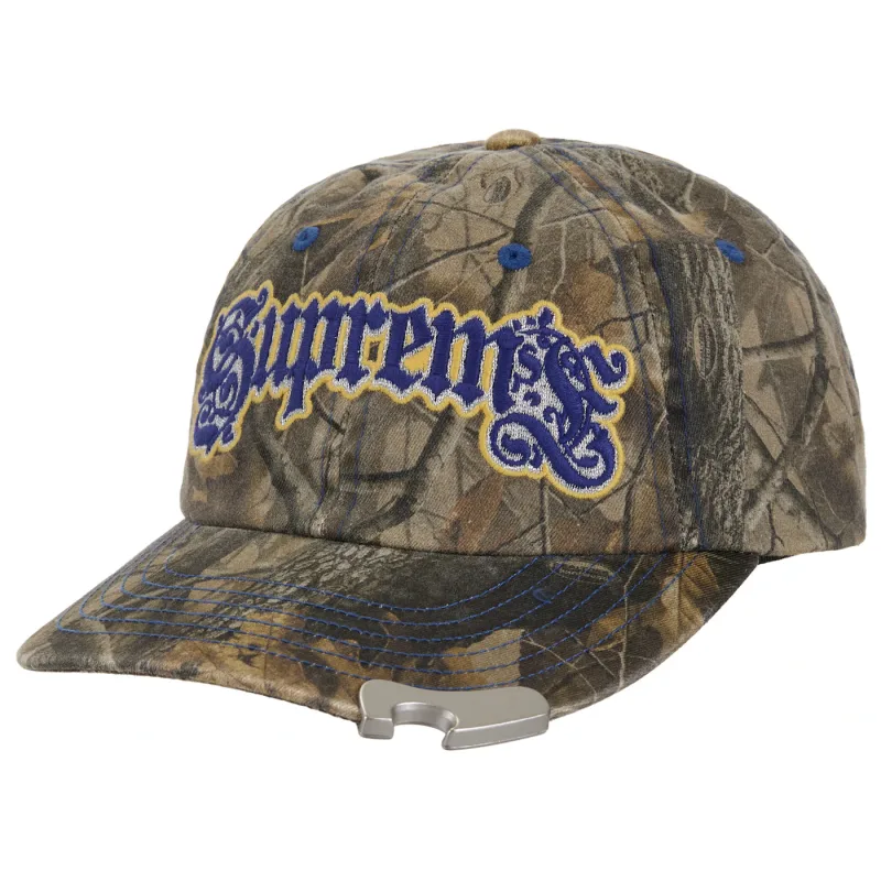 Supreme Bottle Opener 6-Panel Hat Brown Camouflage - OS