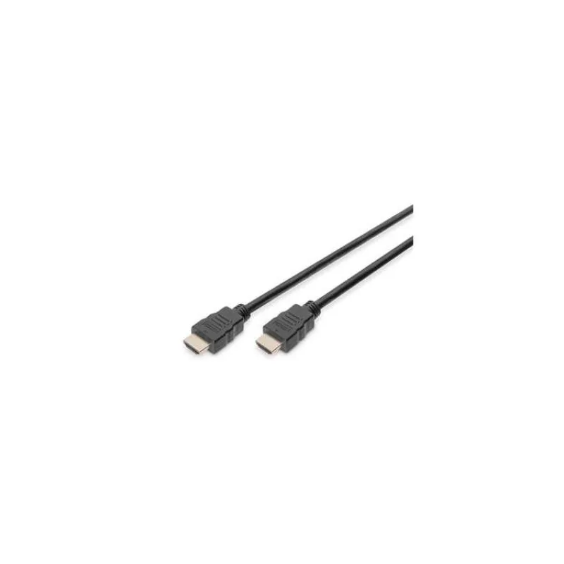 Digitus Připojovací kabel HDMI High Speed, typ A M/M, 2,0 m, Ultra HD 60p, zlatý, bl (AK-330107-020-S)