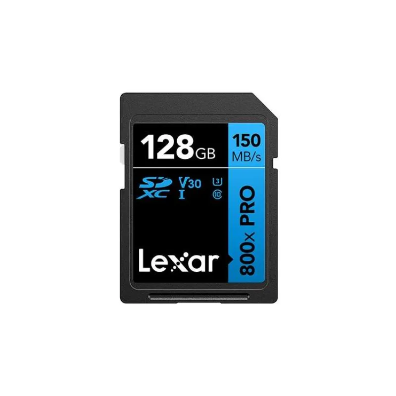 Lexar 128GB Pro 800x Pro SDXC C10 V30 U3 (LSD0800P128G-BNNNG)