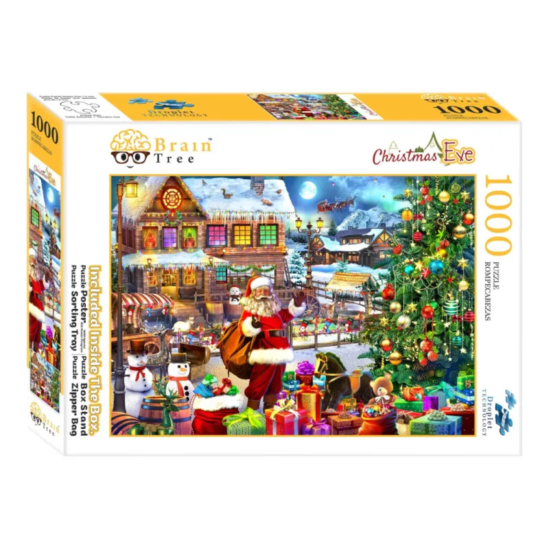Brain Tree Brain Tree Puzzle Štědrý večer 1000 dílků - poškozený obal