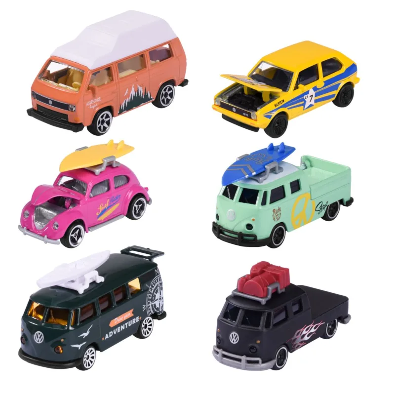 Majorette Autíčko VW The Originals Premium, 6 druhov