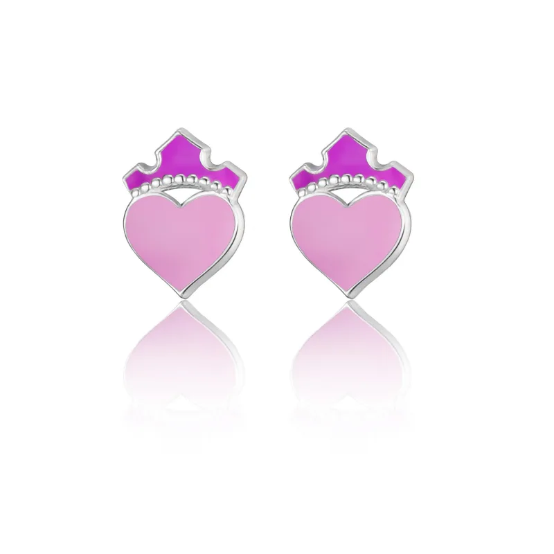 Disney detské náušnice MINI Princess strieborné ES00106SL.CS