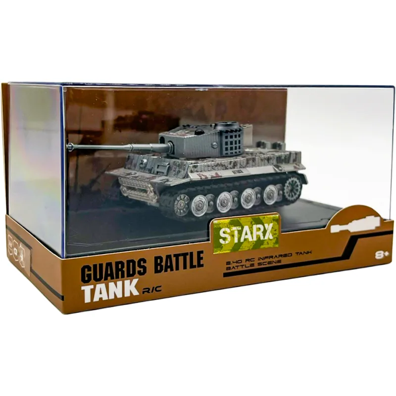STARX 2,4 GHz RC tank sivý