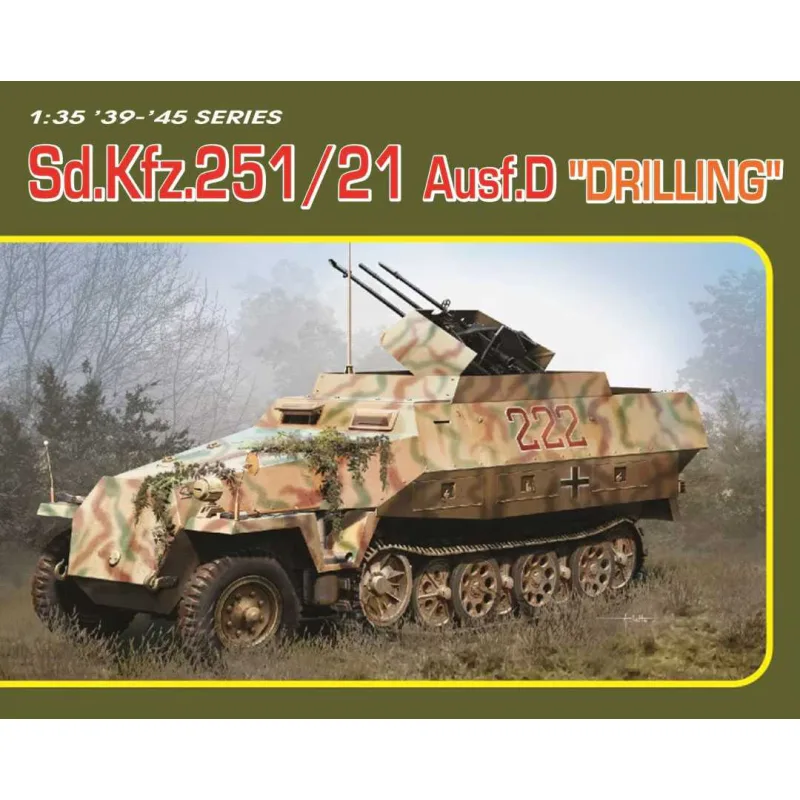 Dragon Model Kit military 6862 - Sd.Kfz.251/21 Ausf.D DRILLING (1:35)