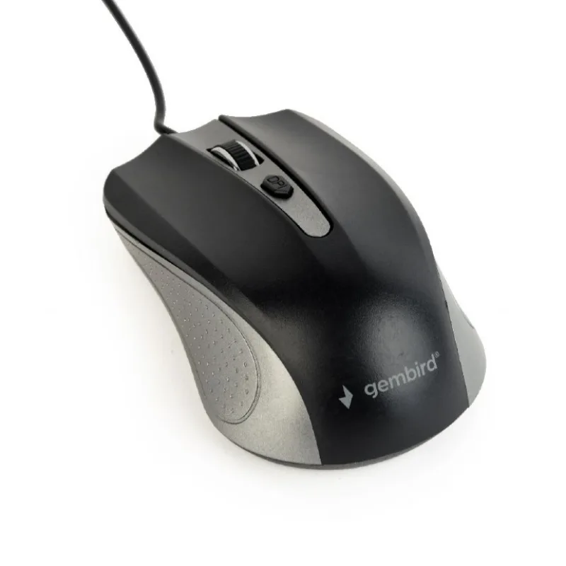 Gembird MUS-4B-01-GB/ Cestovná/ Optická/ 1 200 DPI/ Drôtová USB/ Čierna…