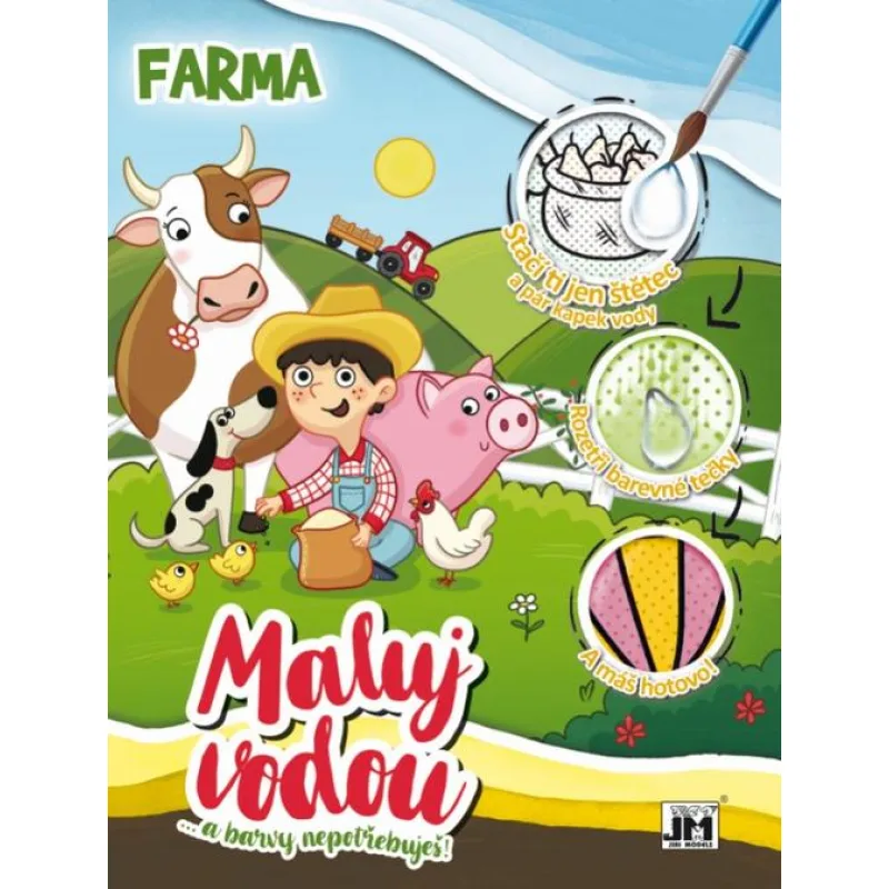 Jiri Models Omaľovánka vodová A4 Farma