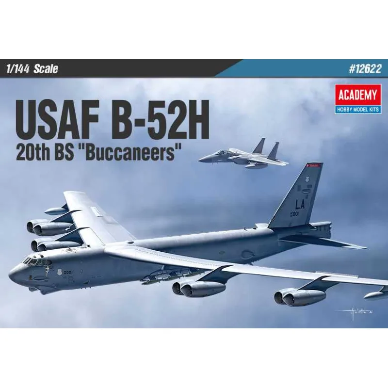 Academy Model Kit lietadlo 12622 - USAF B-52H 20th BS "Buccaneers" (1:144)