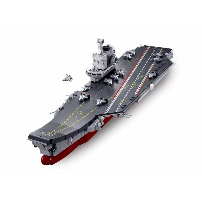 Sluban Sluban Model Bricks M38-B1210 Lietadlová loď Shandong