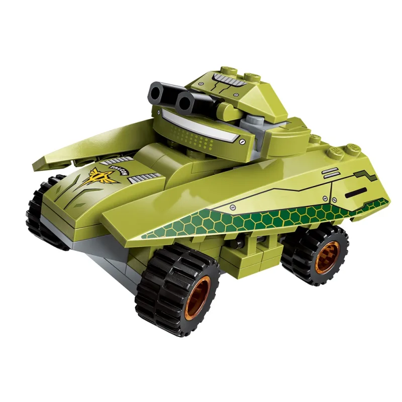 Qman Qman Thunder Expedition Battle Car 1415-6 Obrnený voz Magnetic Storm
