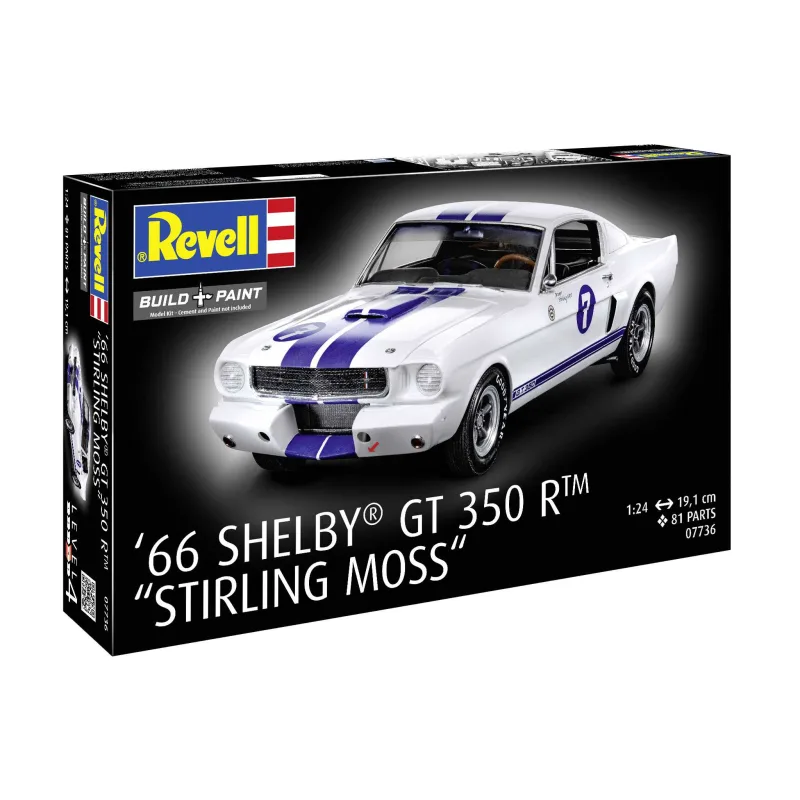 Revell Plastic ModelKit auto 07736 - 1966 Shelby GT 350 R "Stirling Moss" (1:24)
