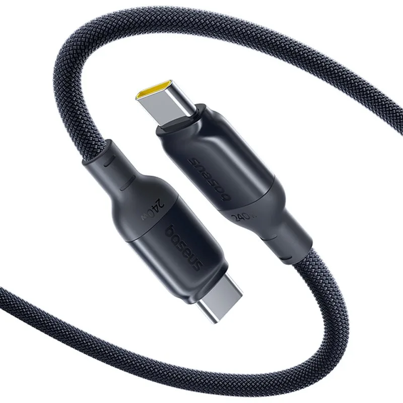 NONAME Baseus PicoGo Fast Charging Datový Kabel USB-C - USB-C 240W 1m Cosmic Black 6953156210967