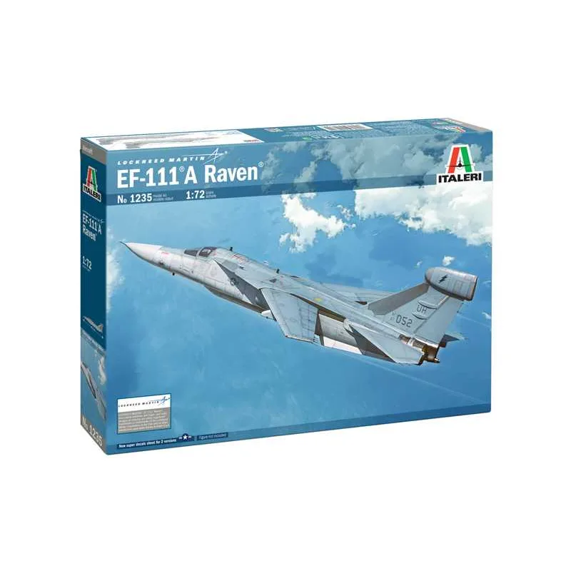 Italeri Model Kit lietadlo 1235 - EF-111 A Raven (1:72)