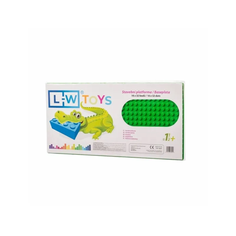 L-W Toys Podložka na stavanie 16x32 bodov zelená