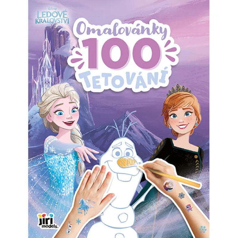 Jiri Models Omaľovánky a 100 tetovaní FROZEN - Ľadové kráľovstvo