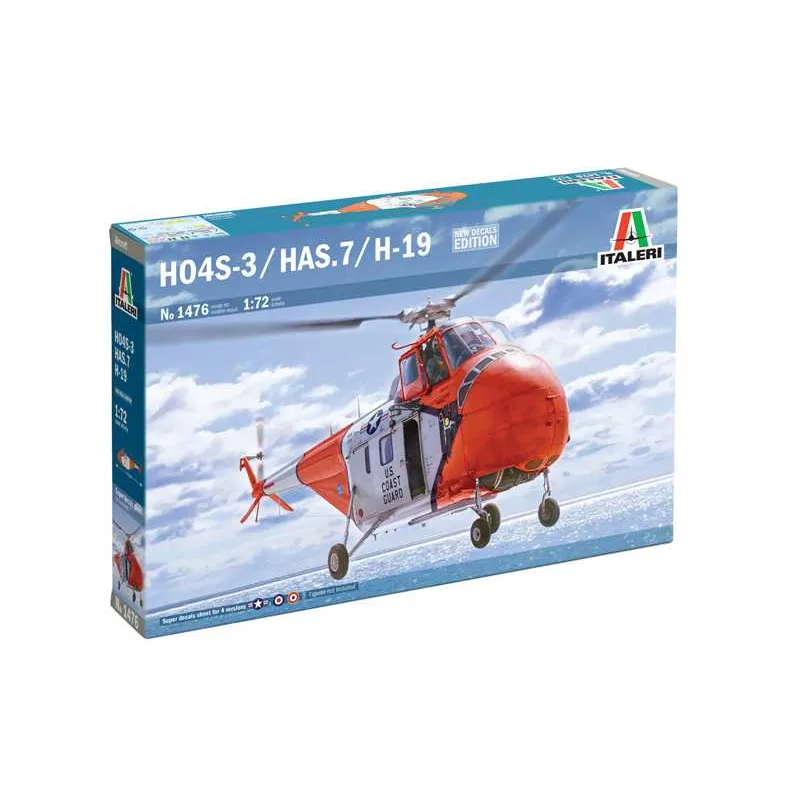 Italeri Taleri Model Kit vrtuľník 1476 - HAS22 / HO4S-3 / H-19 (1:72)