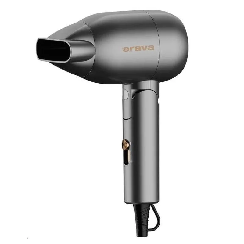 Orava HD-407 cestovní fén, 1300 W, sklápěcí rukojeť, keramická mřížka, 2 stupně výkonu (HD-407)