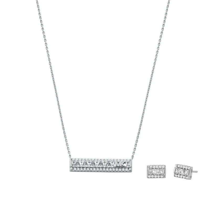 Dámsky strieborný náhrdelník Michael Kors MKC1688SET