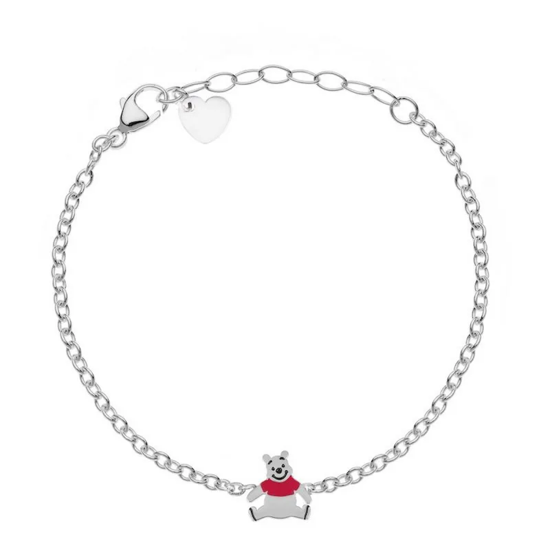 Detský náramok Disney Medvedík Pú z ocele B600655L-55.CS