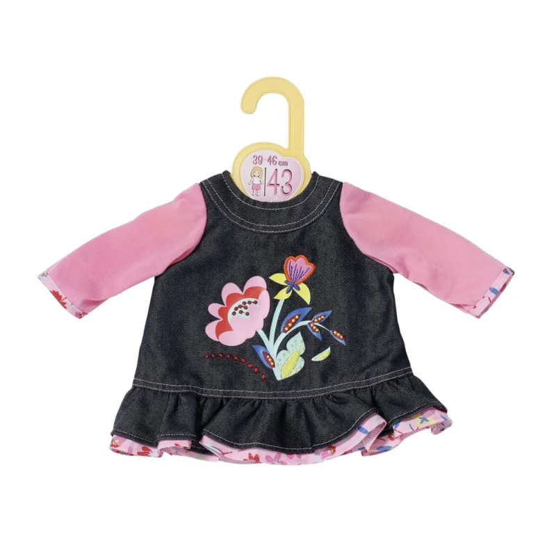 Dolly Moda Džínsové šatôčky, 43 cm