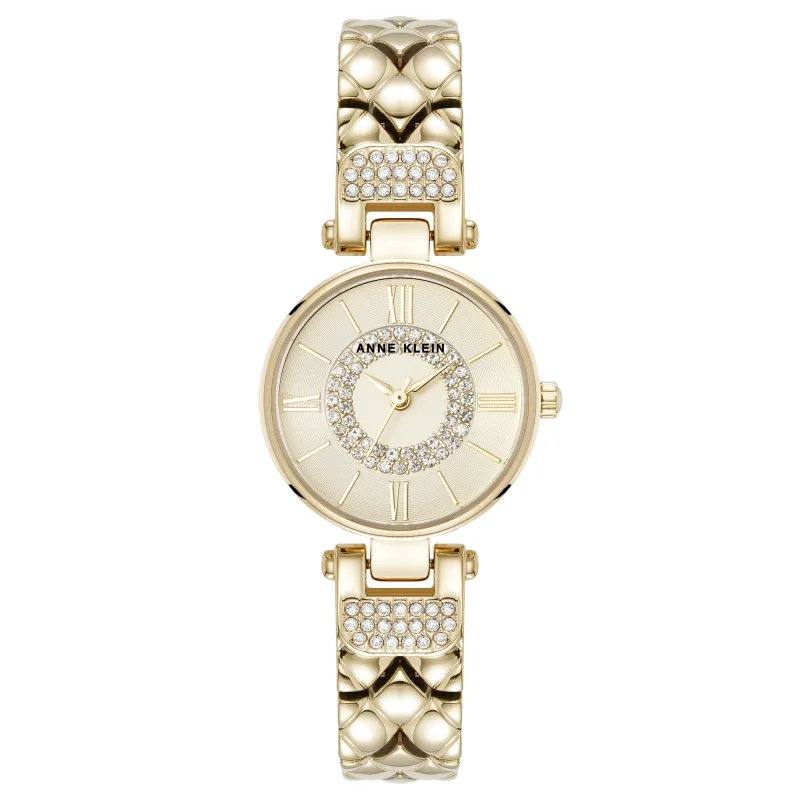 Dámske okrúhle hodinky Anne Klein AK/5422CHGB