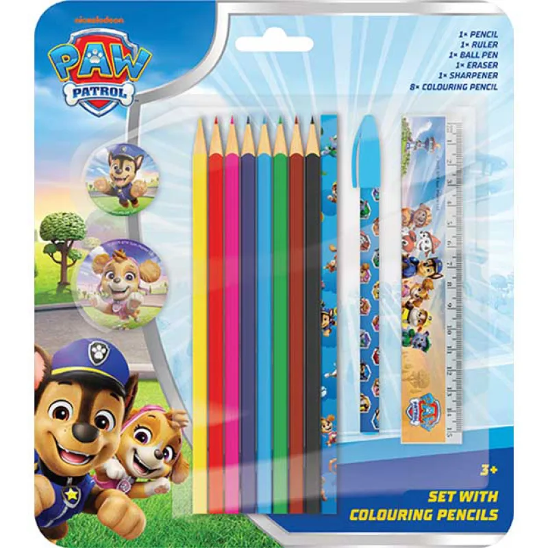 Jiri Models Set s pastelkami Paw Patrol/Tlapková Patrola
