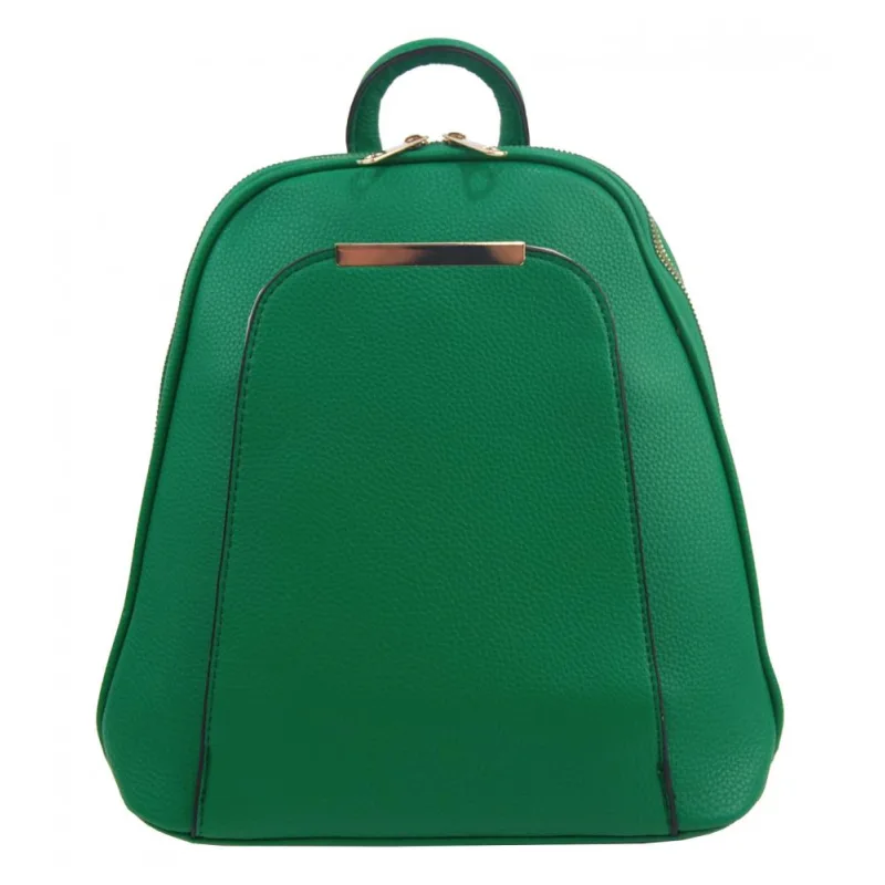 Jessica Bags Elegantný menší dámsky batôžtek / kabelka zelená