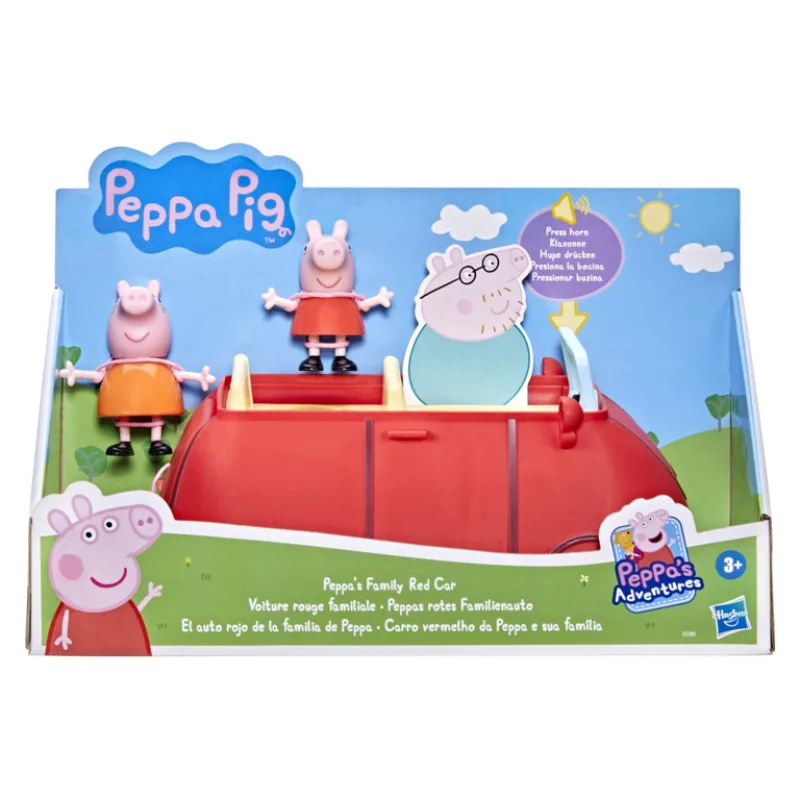 PRASIATKO PEPPA RODINNÉ ČERVENÉ AUTO