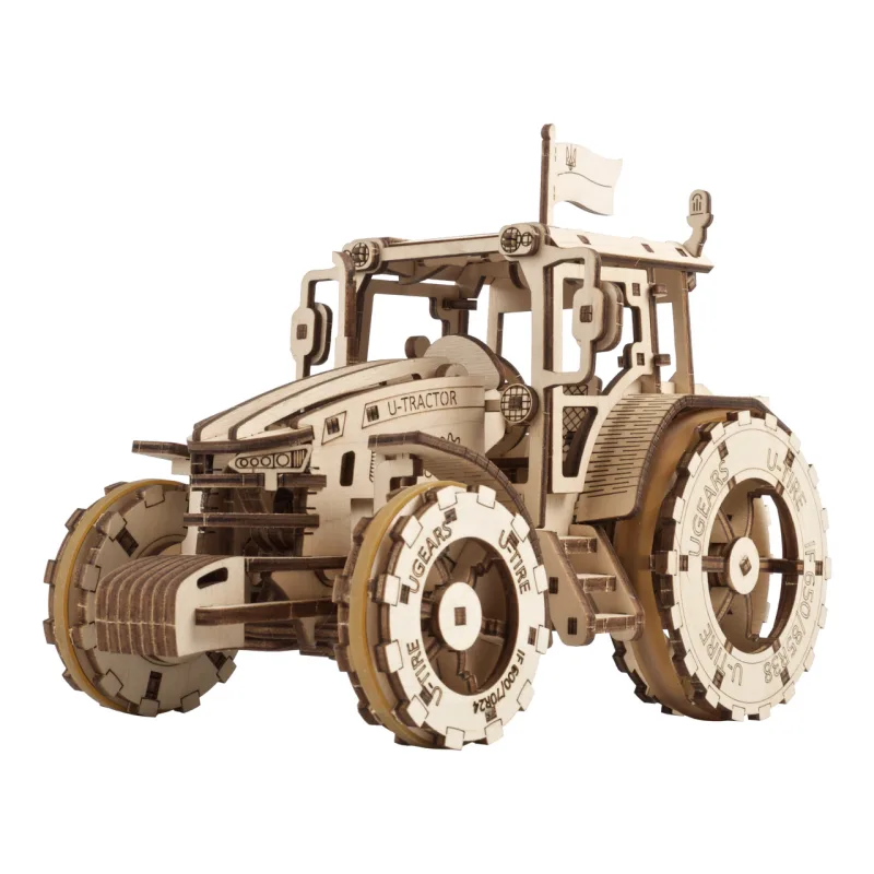 Ugears Ugears 3D drevené mechanické puzzle Traktor Wins