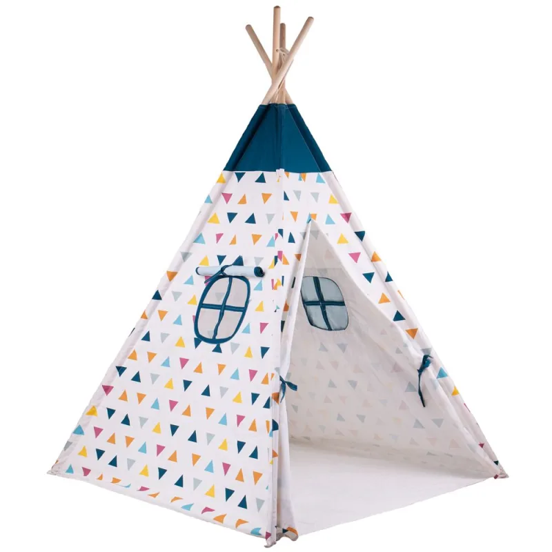 Bigjigs Toys Bigjigs Toys Teepee pestrofarebné
