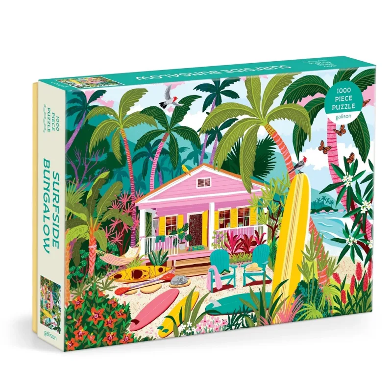 Galison Galison Puzzle Surfarský bungalov 1000 dielikov