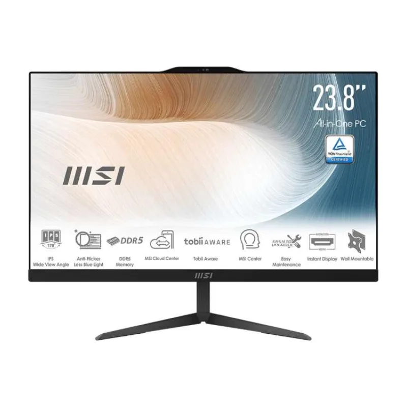 MSI Modern/AM242 1M-2296EU/23,8"/FHD/5-120U/16GB/512GB/Intel int/W11H/Čierna/3R (Modern AM242 1M-2296EU)