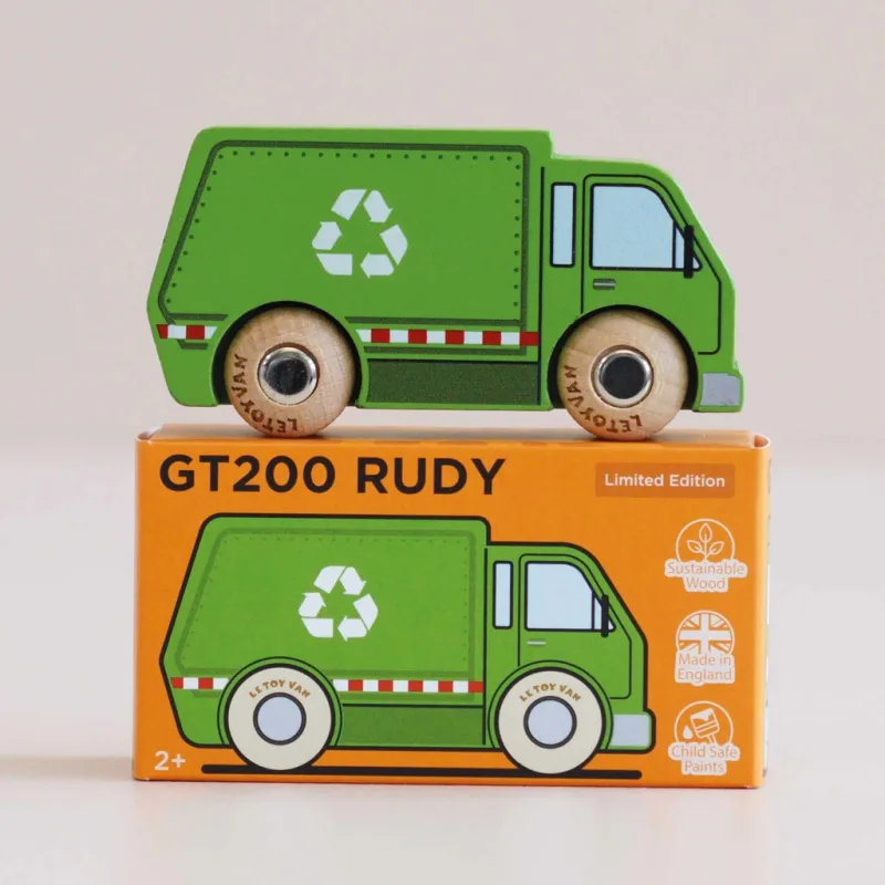 Le Toy Van Le Toy Van Drevené recyklačné vozidlo Rudy