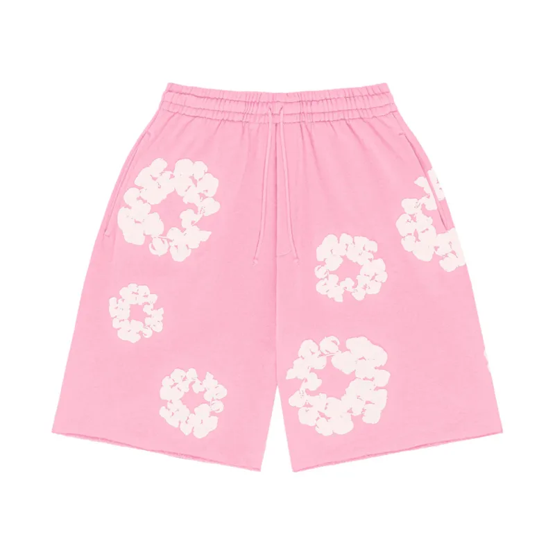 Denim Tears The Cotton Wreath Shorts Pink - M