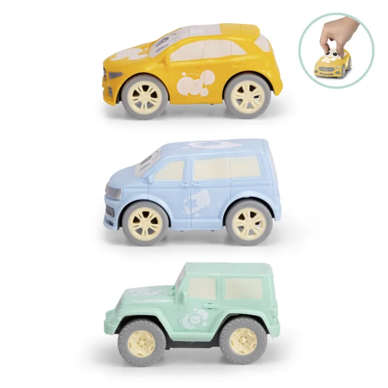 Dickie ABC Cozy Friends auto 11 cm, 3 druhy