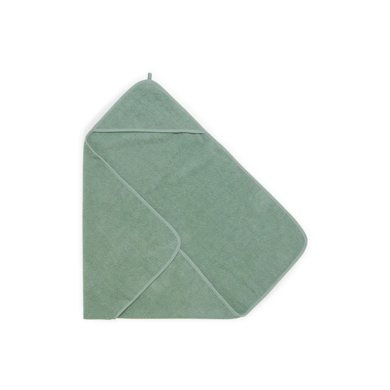 Jollein Osuška s kapucňou froté 75x75 cm Ash Green