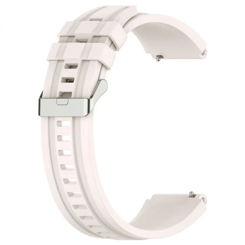 Extra prodloužený silikonový řemínek - Béžový, 22 mm ESES 1530004174