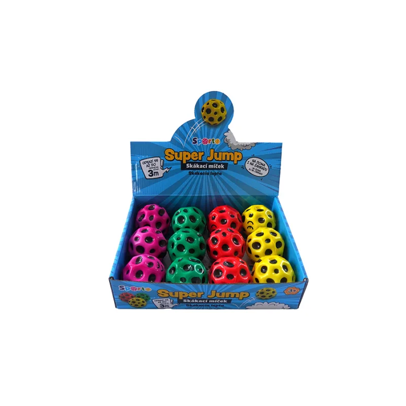SPORTO Super Jump Skakacia lopta 6,5 cm