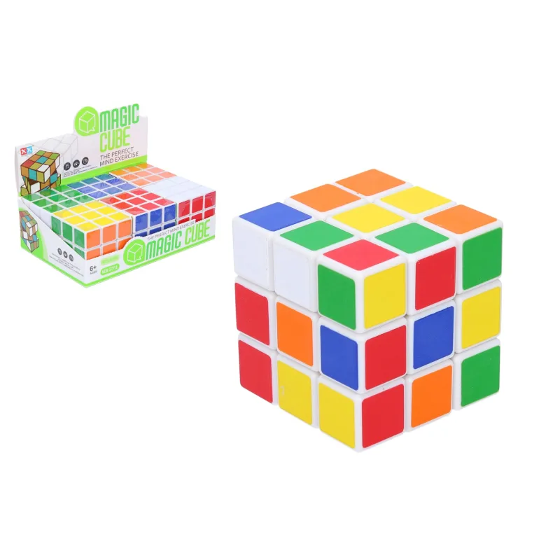 Wiky Kocka hlavolam 3x3x3 plast vo fólii 6x6x6cm