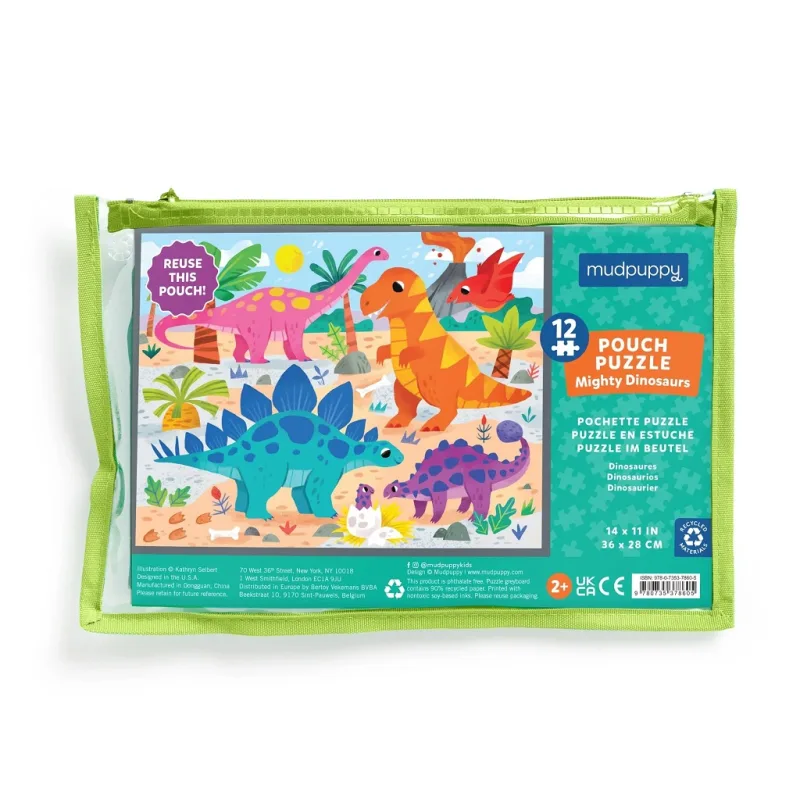 Mudpuppy Mudpuppy Puzzle Silní dinosaury 12 dielov