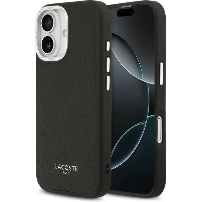 Lacoste PU Leather Champs Elysees MagSafe kryt iPhone 17 čierny…