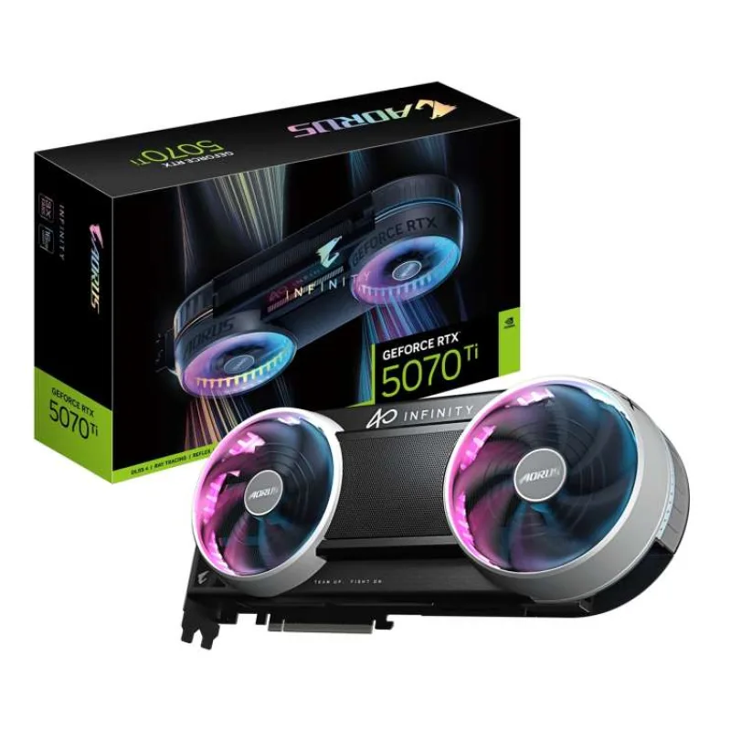 Gigabyte AORUS GeForce RTX 5070 Ti INFINITY/Gaming/16GB/GDDR7 (GV-N507TAORUS IF-16GD)