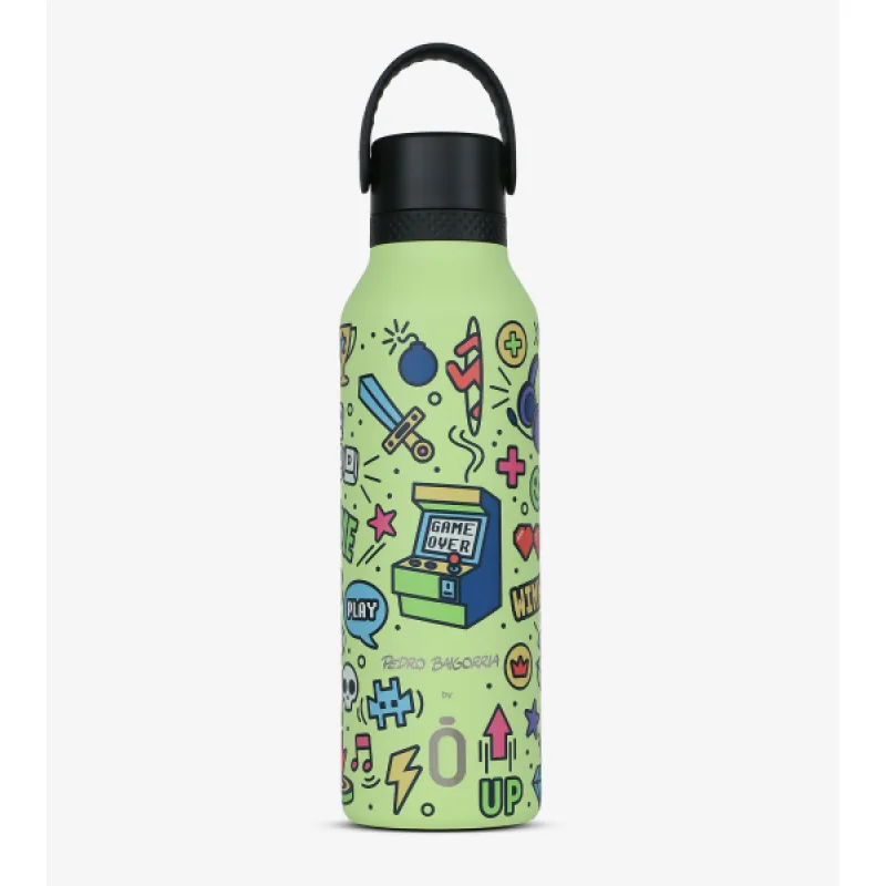 Runbott Termofľaša Mii 600 ml Retro Gamer Sharp Green