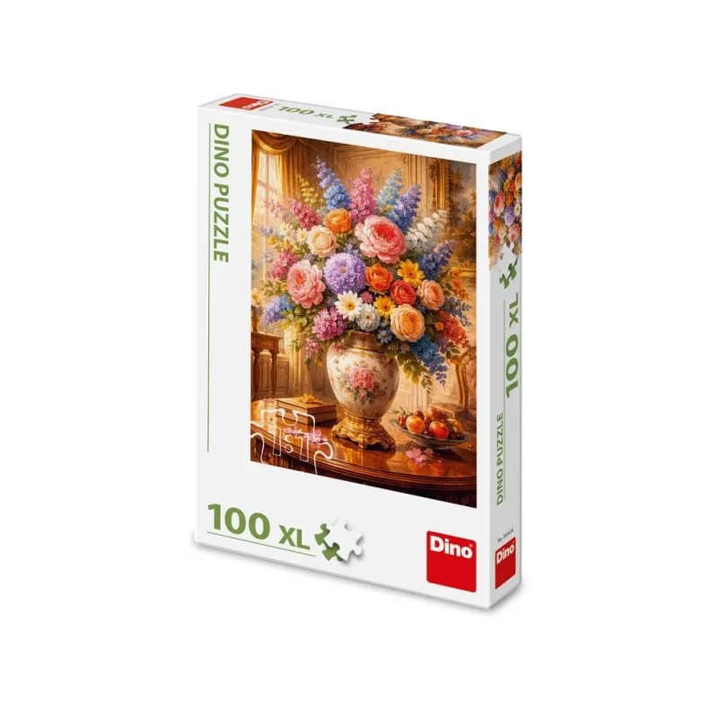 Dino Dino Puzzle Kvetinové zátišie 100 XL dielikov
