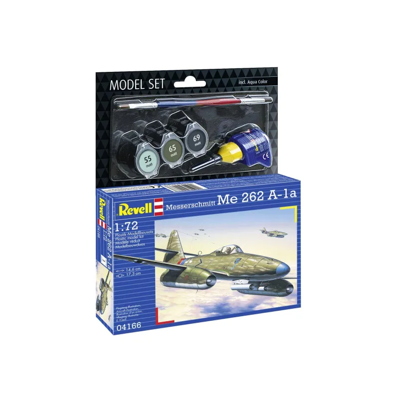 Revell ModelSet lietadlo 64166 - Messerschmitt Me 262 A1a (1:72)