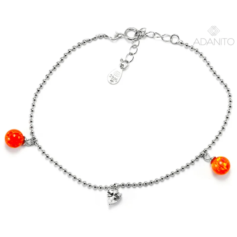 Strieborný opálový náramok ADANITO EFB0000114